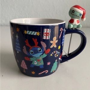 Blue stitch mug